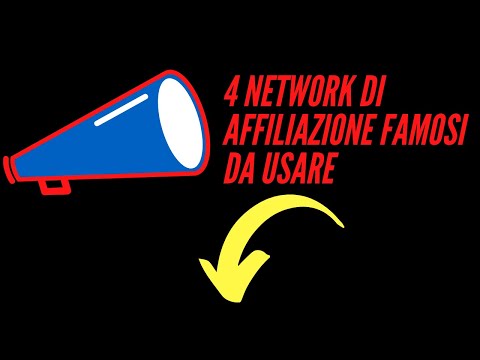 4 network di affiliazione famosi da usare