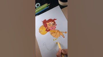 Drawing hanumanji (part 2) jai shri ram 🙏 #shorts #ytshorts #hanuman #jaishreeram #trending #art