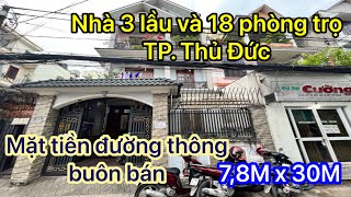 Bán nhà Thủ Đức (1404) | DT khủng 7,8 x 30M | đường thông buôn bán có thu nhập sẵn