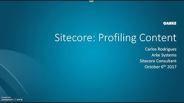 Sitecore Profiling Part 1