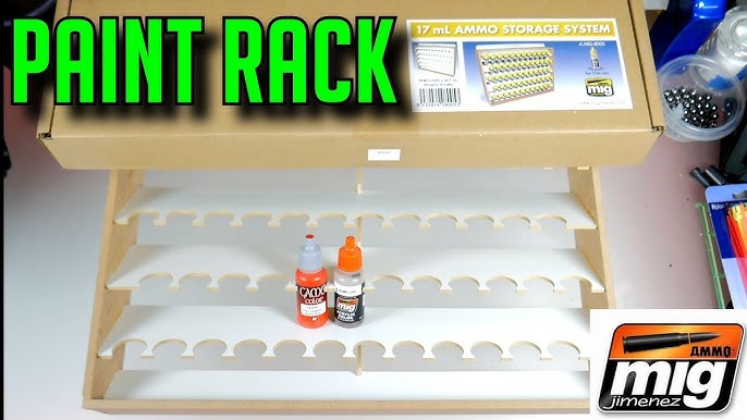 How to make Cheap and Easy Miniature Paint Storage Racks! 