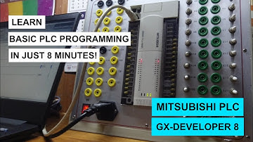 MITSUBISHI PLC PROGRAMMING | GX-DEVELOPER 8 SOFTWARE