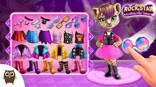 New Rock Look 🌟 Rock Star Animal Hair Salon Gameplay 🎼 TutoTOONS screenshot 5