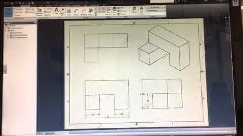 IED puzzle Cube multi view drawing