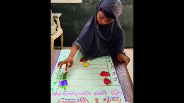Vegetables & Fruits Sorting Activity 🍓🍋🍆🍎🥕🫑