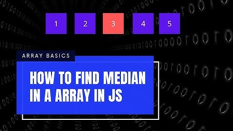 How To Find Median In A Array | Javascript | letsbug