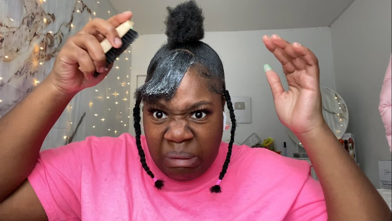 Ghetto black girl slick bun - YouTube