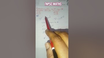Tnpsc maths - Group 2&2A question discussion #tnusrbpreviousyearquestion #maths #governmentexam