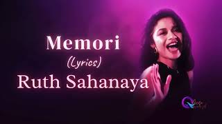 Ruth Sahanaya  Memori lirik