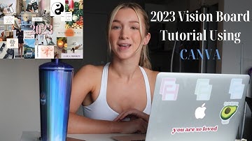 2023 Vision Board Tutorial Using Canva