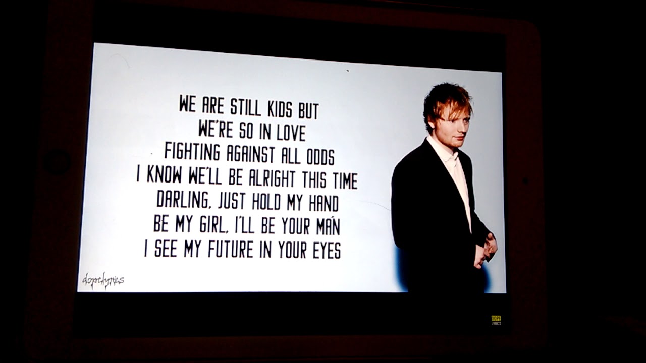 Ed Sheeran Dancing in the dark YouTube