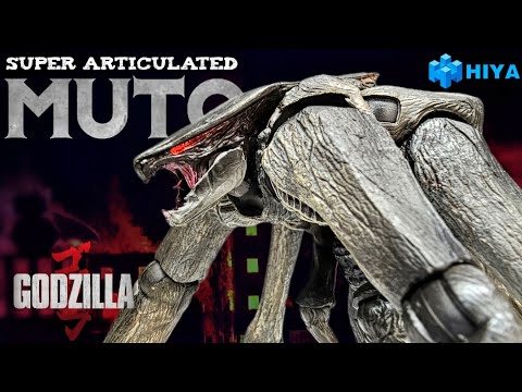Hiya Toys Super Articulated Muto Review!!! Godzilla!!! - YouTube