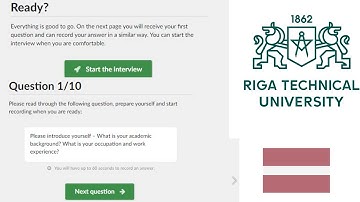 Live Admission Interview by | RIGA TECHNICAL UNIVERSITY latvia |