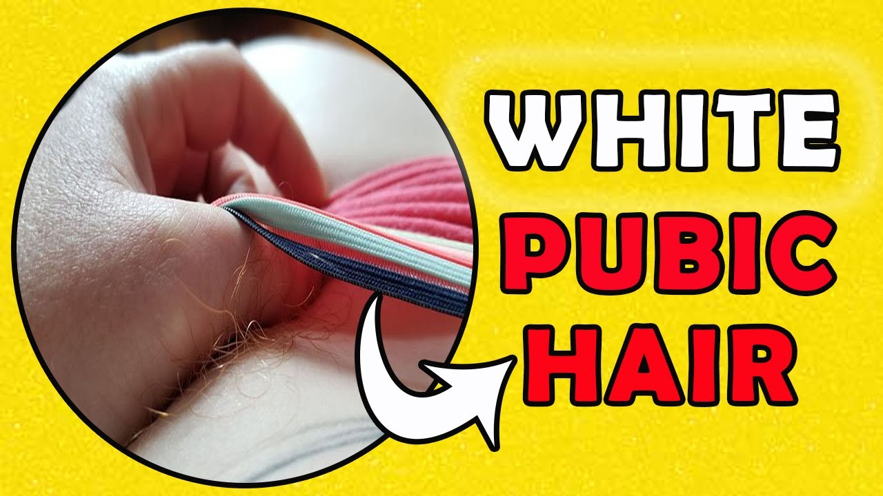 Why is my pubic hair turning white in my 30s?