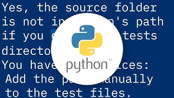 PATH issue with pytest 