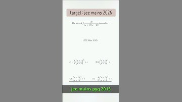 Only rankers can solve this difficult integration in jee mains  #jee #jeemains #shorts