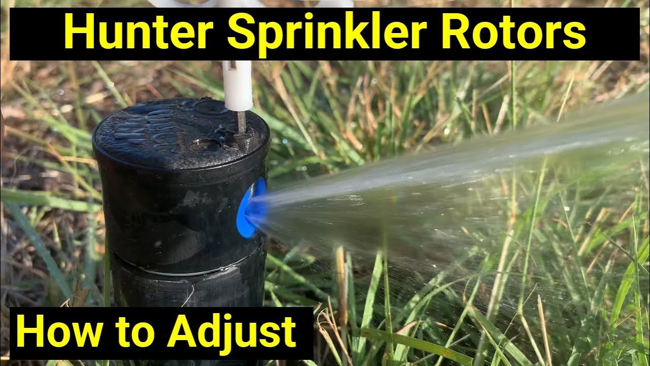 💧Hunter Irrigation How to Adjust Sprinkler Rotors Yourself YouTube