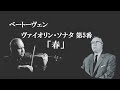 ★ベートーヴェン ヴァイオリン・ソナタ 第5番 ≪春≫ ヘ長調 作品24 オイストラフ/オボーリン Beethoven Violin Sonate No.5 F-Dur "Frühling"