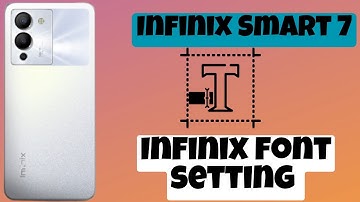 Infinix Smart 7 Infinix font setting || How to manage the custom font styling