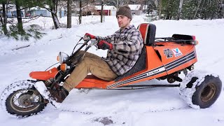 First Ride On The Street Legal 340cc 2Stroke Trike (SCARY FAST)