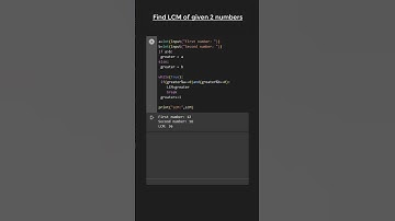 Easiest way to calculate LCM using Python😲😲...