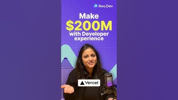 This company made $200M with developer experience.