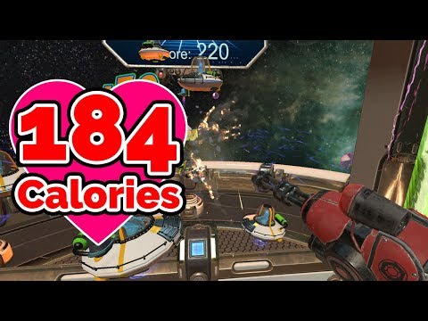 Aliens Attack VR 👽FITNESS TRACKED GAMEPLAY👽