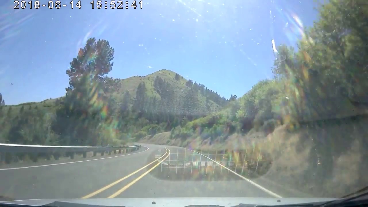 Dash Cam Hwy 86 from near Oxbow, Oregon to Halfway, Oregon, June 2018