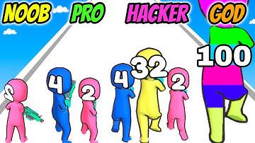 Merge Grabber - NOOB vs PRO vs HACKER vs GOD
