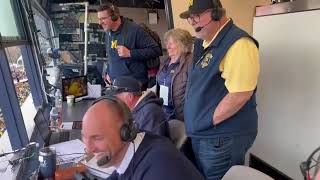 Michigan playbyplay voice Doug Karsch hands final call of Ohio State game to Jim Brandstatter