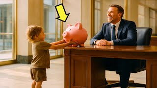 جئت لأشتري الشركة… والمليونير ضحك… لكنه تجمد عندما فتح الحصالة