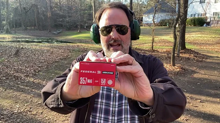 S&W M19 .357 Mag Federal 158 gr JSP vs. 7 Water Jugs