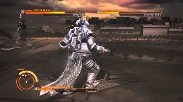 GODZILLA PS4 versus mode : MechaGodzilla 2 vs. Battra (Adult) vs.Godzilla 90