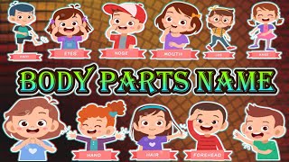 Fun and Educational Kids Video - Learn Body Parts Names with Playful Animation!