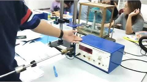 Thí nghiệm đo gia tốc trọng trường