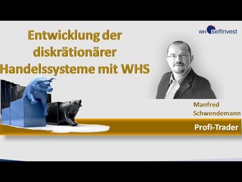 Entwicklung der diskrätionärer Handelssysteme mit dem WHS - MT4