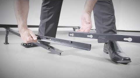 Rize I-3976U-PG Universal Bed Frame Assembly