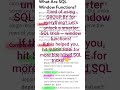 #Sql window function#sql #technical full video on my channel 👇 #Subscribe channel for more details