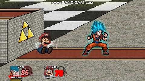 SSF2 Mods New DBS Goku Revamped Showcase#1 By SSG950 Officiel