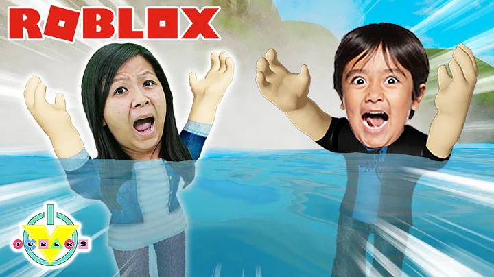 Ryan plays Downpour Dash in Roblox! Let's Play wit...
