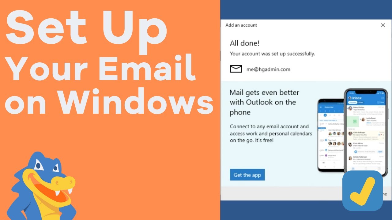 how to set up outlook email account on windows 7