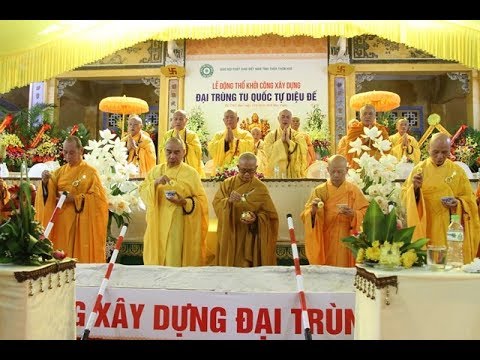 Động thổ khởi công xây dựng Đại trùng tu Diệu Đế Quốc tự