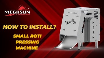 Small Chapati Pressing Machine Installation