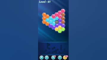 BLOCK! Hexa Puzzle! 7 Mania Level 61 (Basic) - Lösung Solution Walkthrough