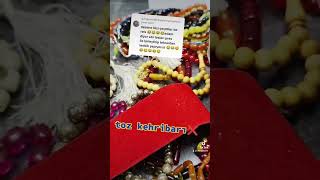 Kehribar Tozu Tesbih Olur Mu?