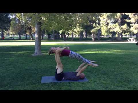 AcroYoga - Swimming Mermaid