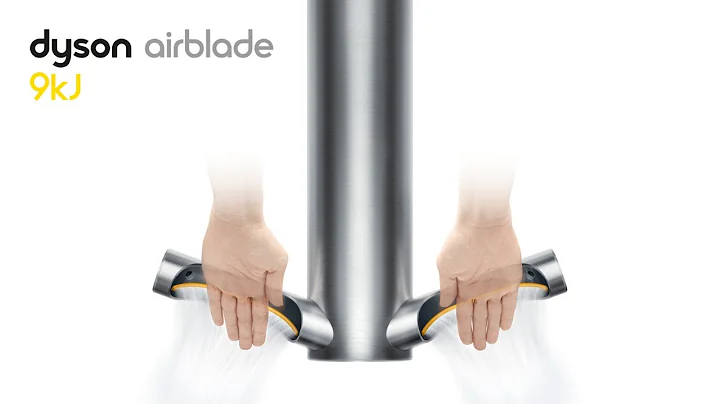 Introducing the new Dyson Airblade 9kJ energy efficient hand dryer