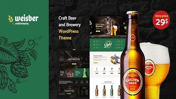 Weisber - Craft Beer & Brewery WordPress Theme | Themeforest Website Templates and Themes