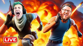 Carrying My Bro in Fortnite Family Friday - Season 2 - Live