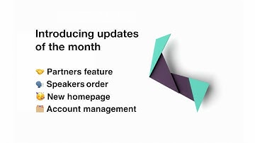 Introducing Eventee updates of the month